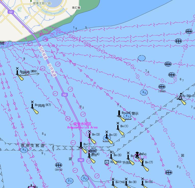 中国沿海矢量海图